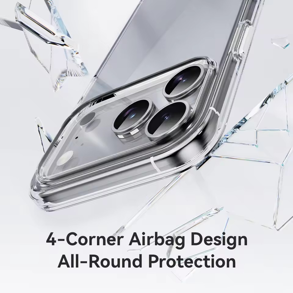 Rock Pure Series transparent skal till iPhone 17 Air