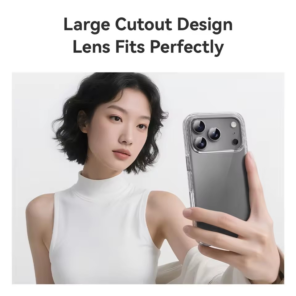 Rock Pure Series transparent skal till iPhone 17 Pro Max