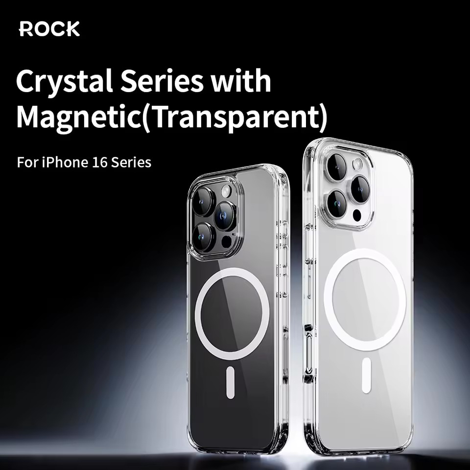 Rock Crystal Shield transparent skal till iPhone 16