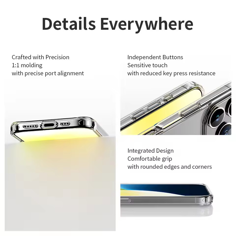 Rock Crystal Shield transparent skal till iPhone 16