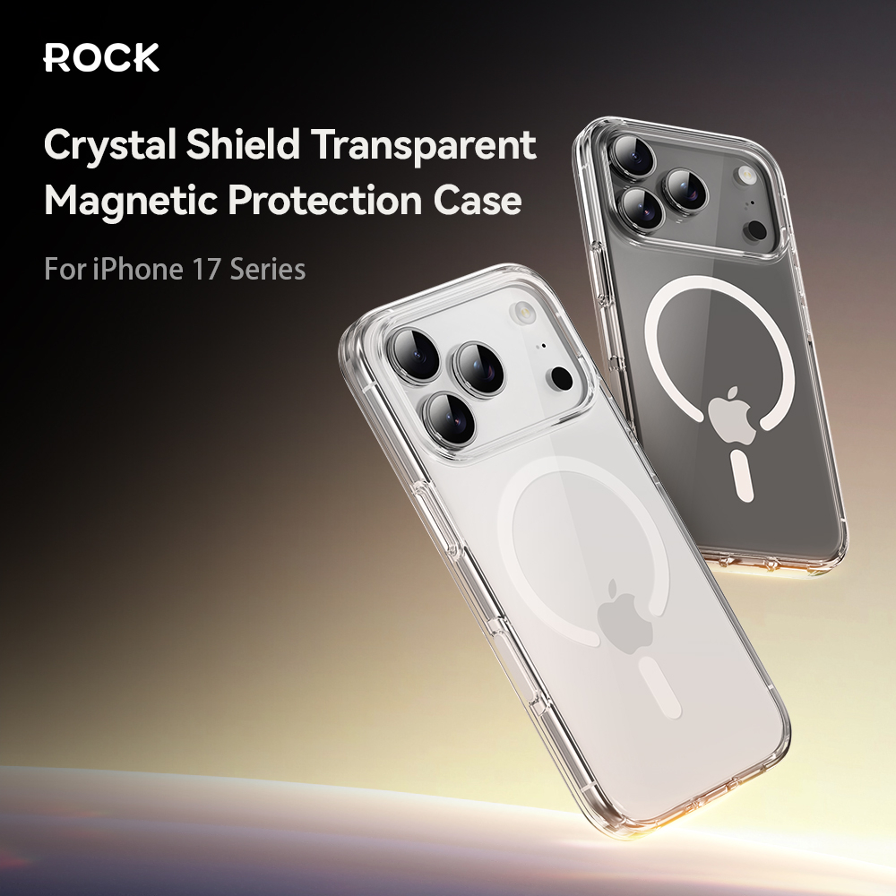 Rock Crystal Shield transparent skal till iPhone 17 Air