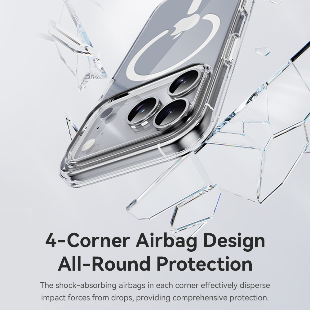 Rock Crystal Shield transparent skal till iPhone 17 Air