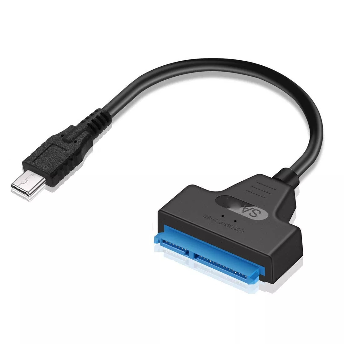 SATA till USB-C adapterkabel, 2.5 tum, 6Gbps, 25cm