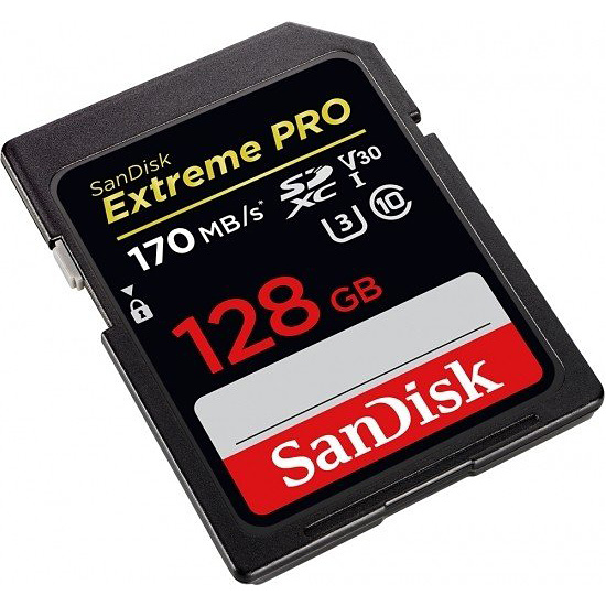 SanDisk Extreme Pro SDXC 170MB/s, 128GB