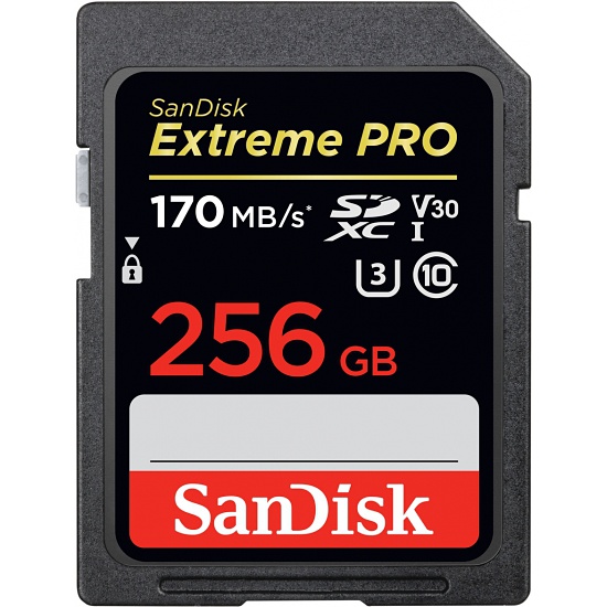 SanDisk Extreme Pro SDXC 170MB/s, 256GB