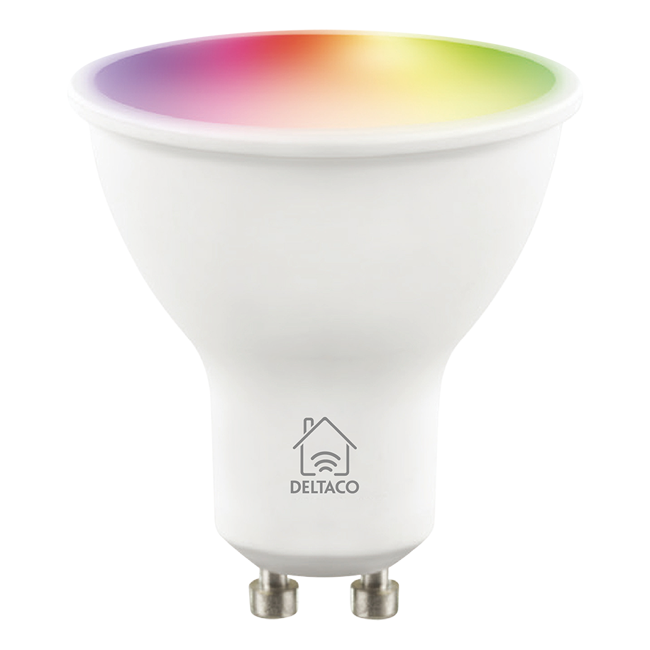 DELTACO SMART HOME Dimbar LED-lampa, GU10, 5W