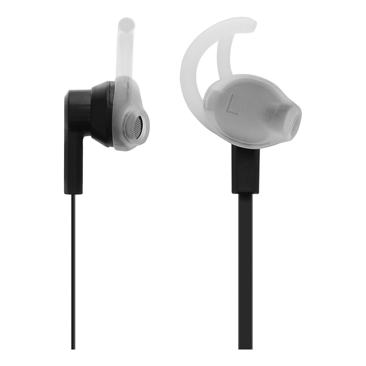 STREETZ Bluetooth Stay-in-ear Headset, Bluetooth 5, svart