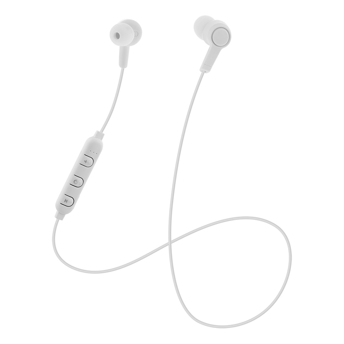 STREETZ Trådlösa In Ear-hörlurar med mikrofon, vit
