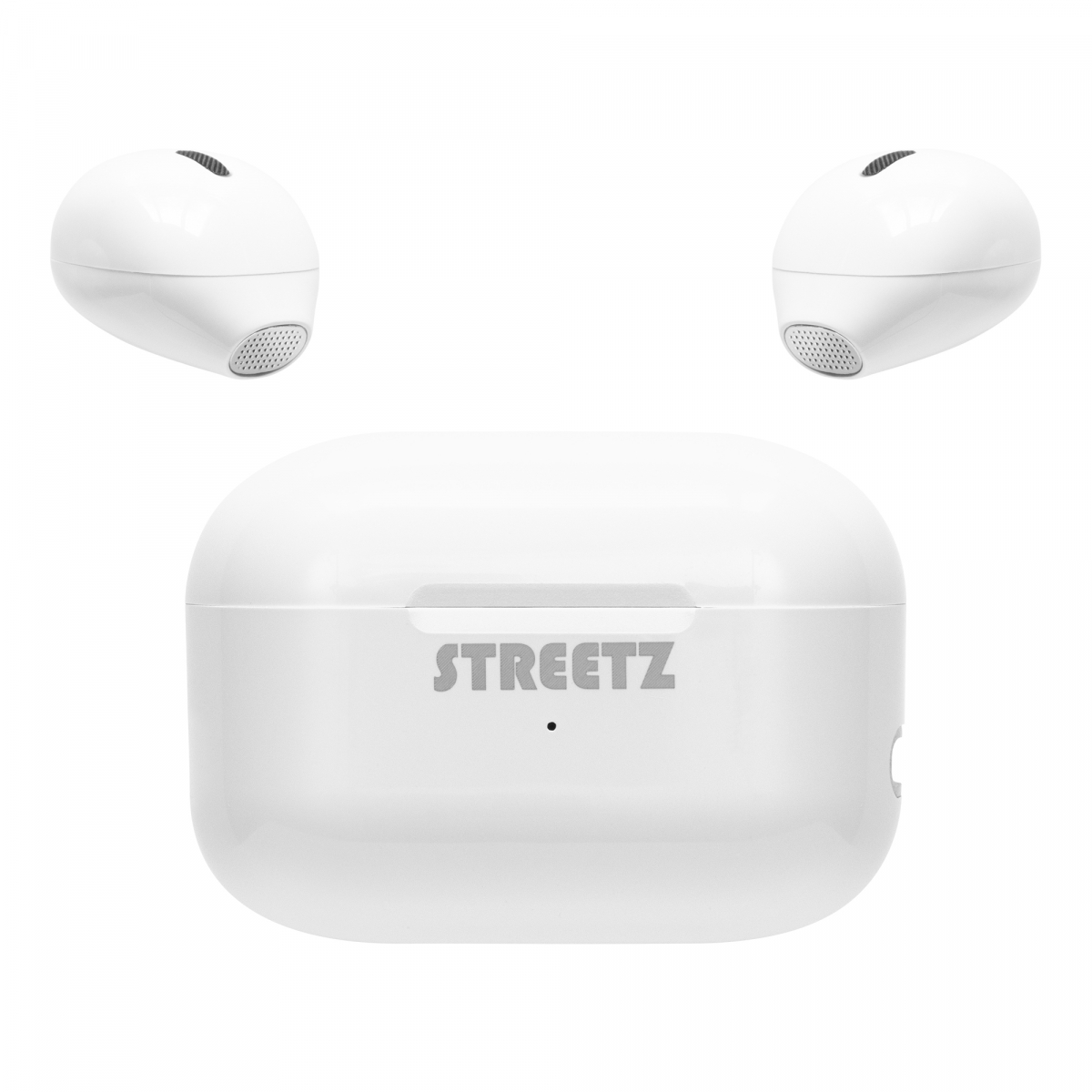 STREETZ Mini trådlösa In-Ear hörlurar, TWS, vit