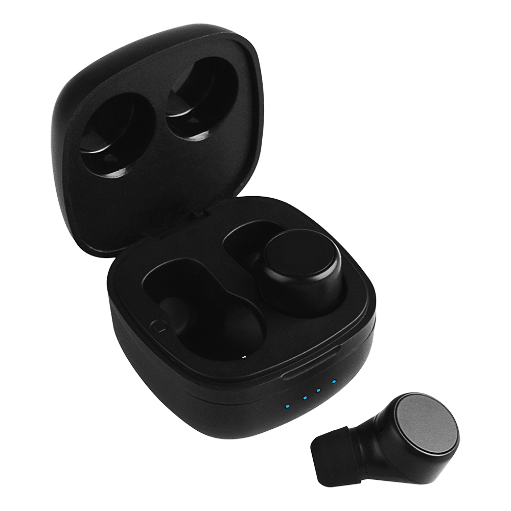 STREETZ TWS trådlösa In Ear-hörlurar, Bluetooth 5, svart