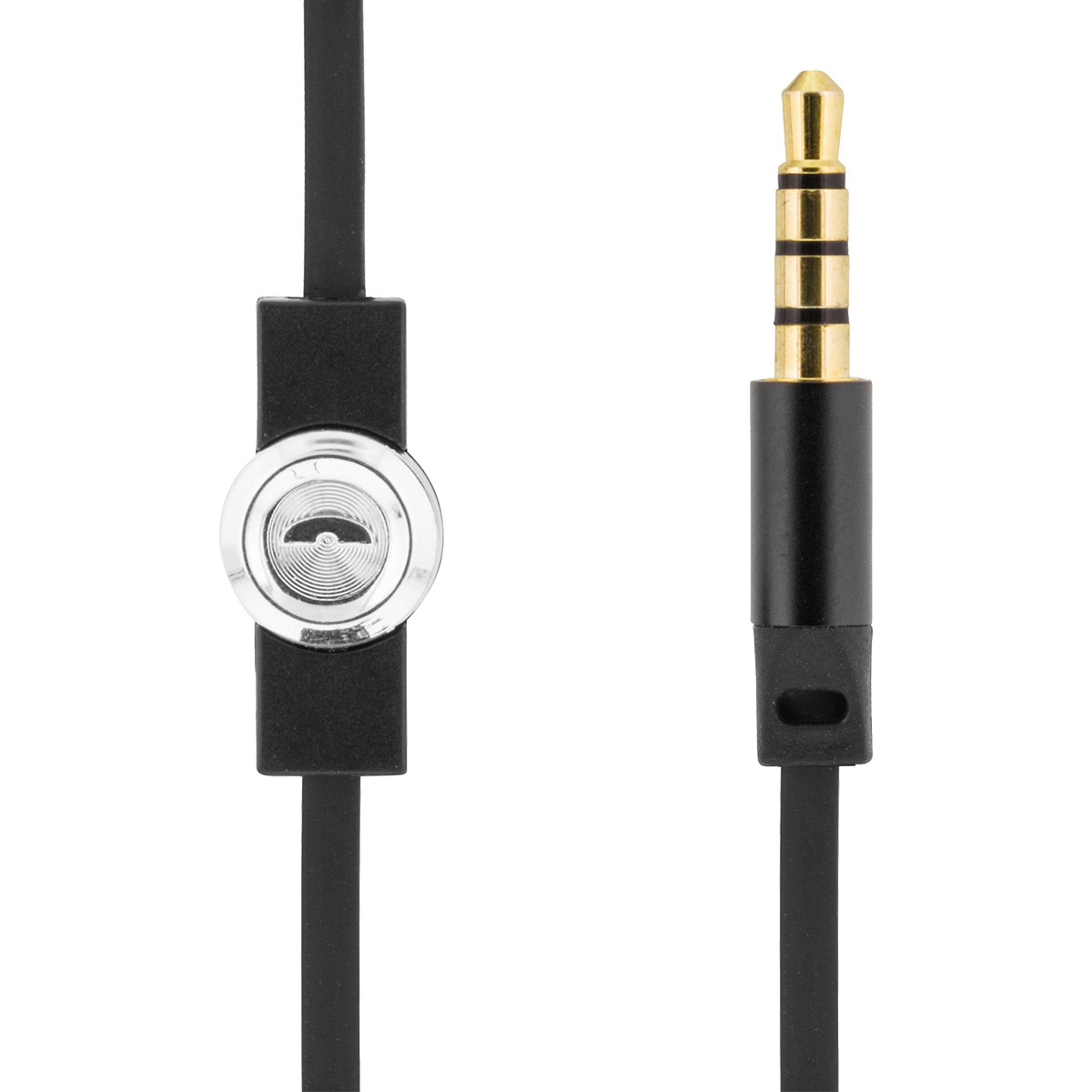 STREETZ Vattentäta In Ear-hörlurar med mikrofon, 3.5mm, svart