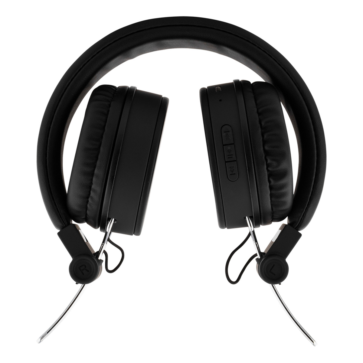 STREETZ Vikbart On Ear-hörlurar, Bluetooth, 3.5 mm, svart