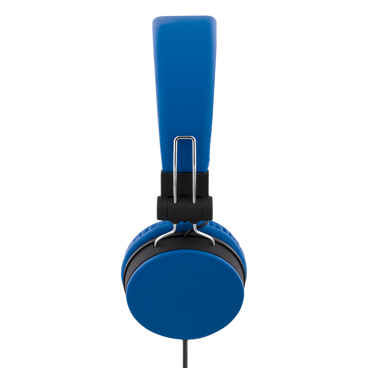 STREETZ vikbara hörlurar med mikrofon, 3.5mm, 1.5m, blå