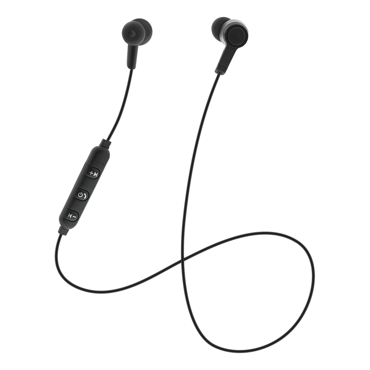 STREETZ In-ear Bluetooth headset, mjuka öronkuddar, svart