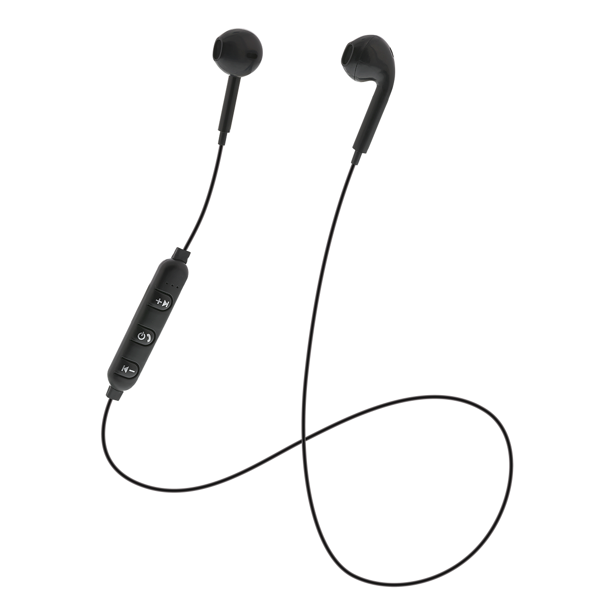 STREETZ Semi-in-ear Bluetooth headset, optimal passform, svart
