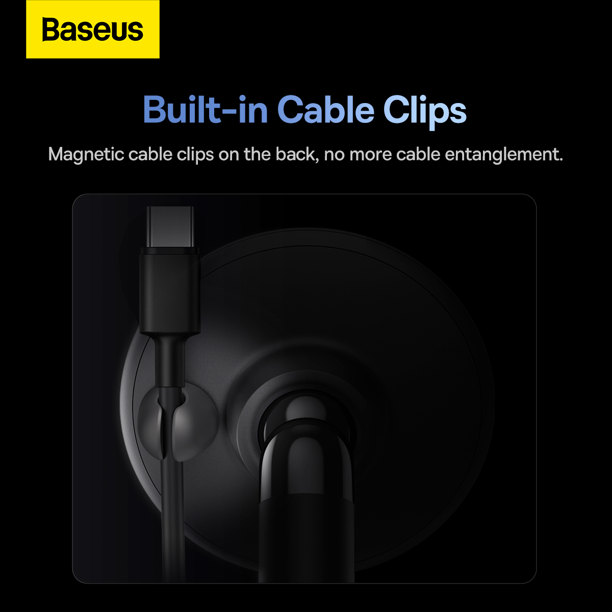 Baseus SUCC000001 C01 magnetisk bilhållare, svart