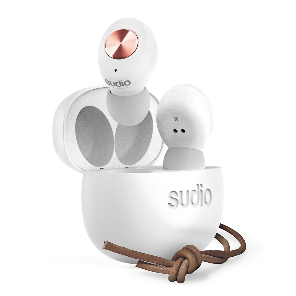 SUDIO TOLV TRUE WIRELESS SMALL CASE WHITE