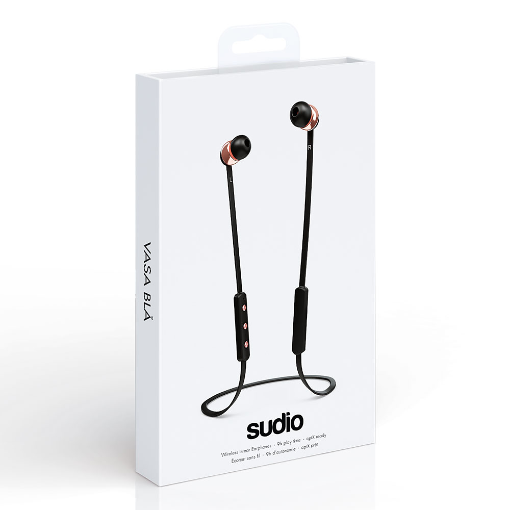 SUDIO VASA BLÅ BT IN-EAR REGULAR BLACK