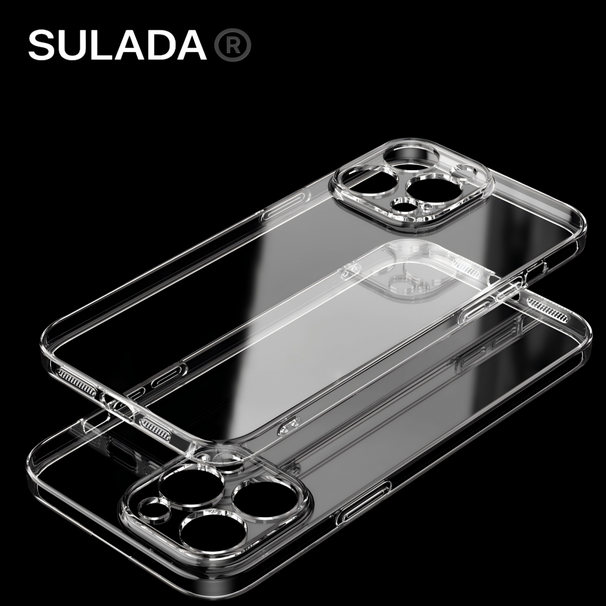 SULADA genomskinligt TPU-skal till Phone 17 Pro