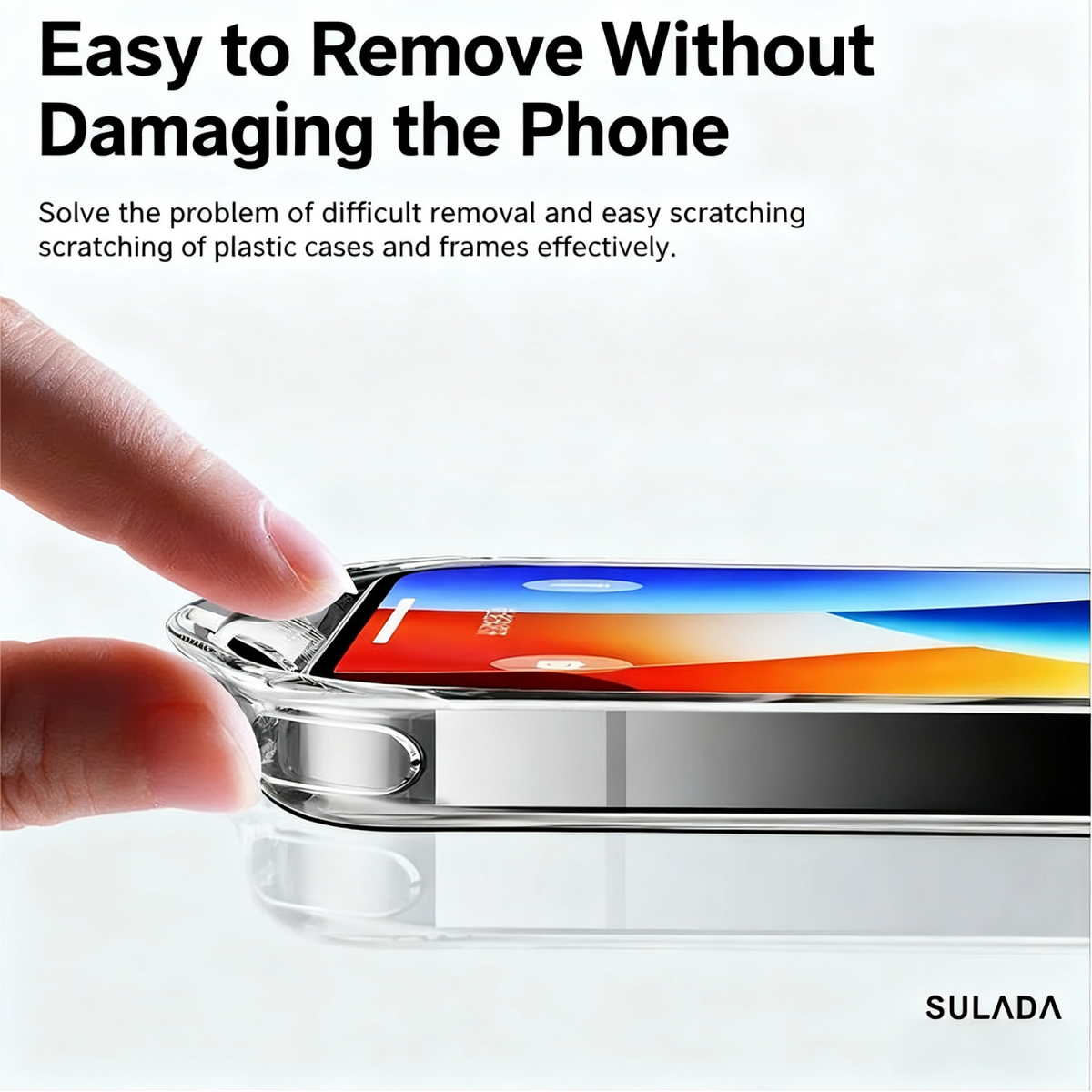 SULADA skyddande skal i PC + TPU till iPhone 16 Pro