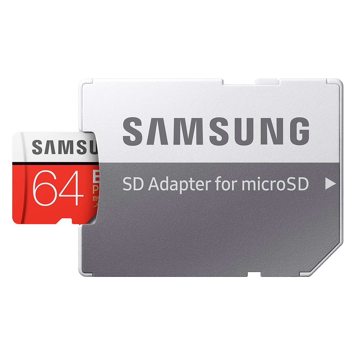 64GB Samsung EVO Plus MicroSDXC med SD-adapter, 100MB/s