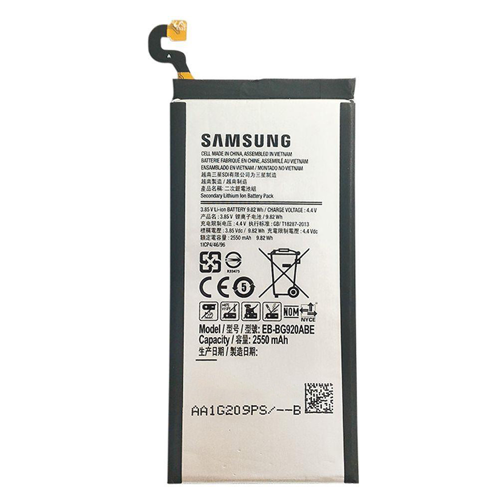 Samsung Galaxy S6 orginal batteri, 2550mAh, EB-BG920ABE