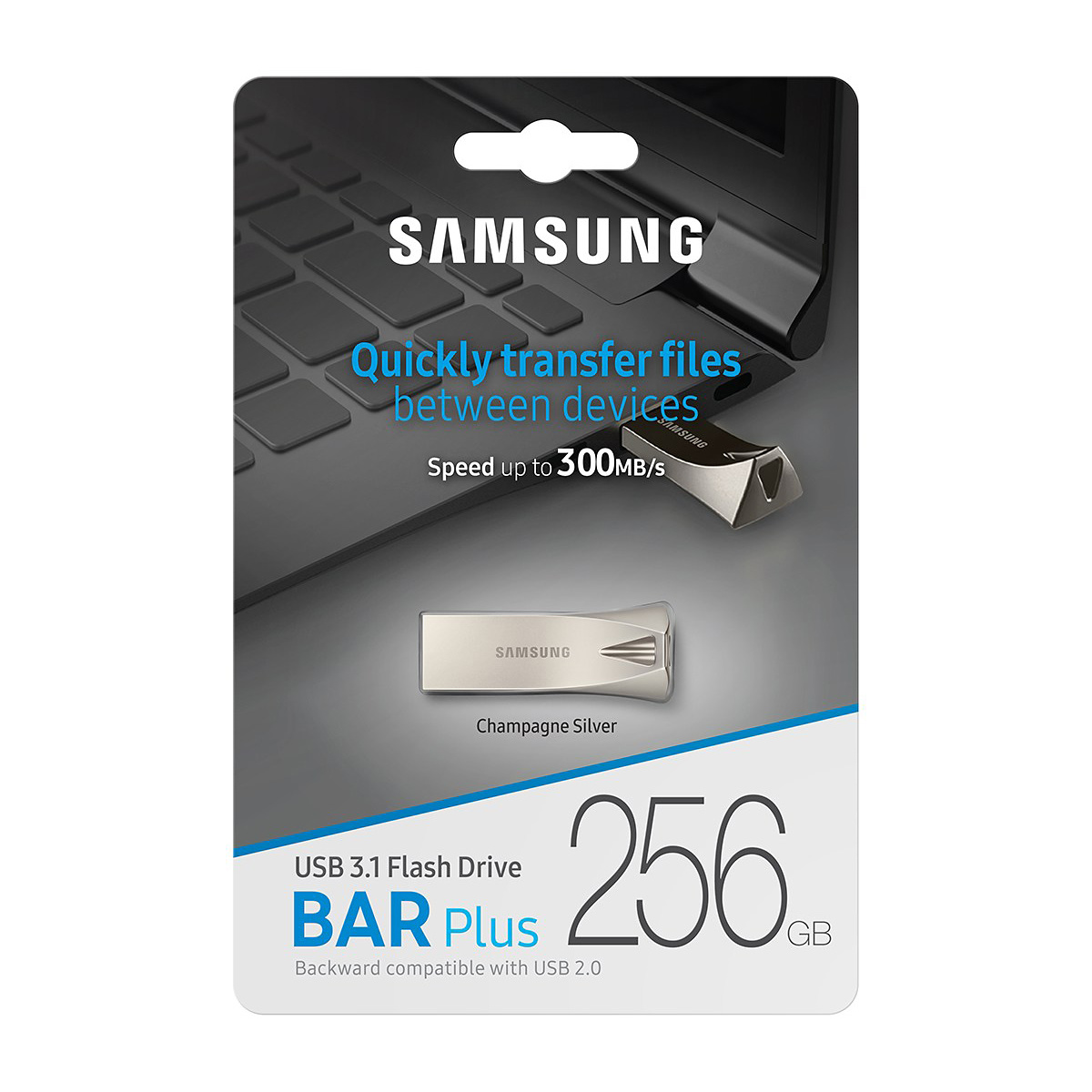 256GB Samsung BAR Plus Champagne 