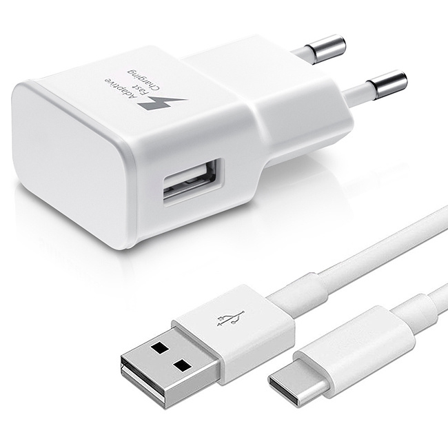 Samsung originalladdare EP-TA20EWE + EP-DN930CWE USB-C kabel