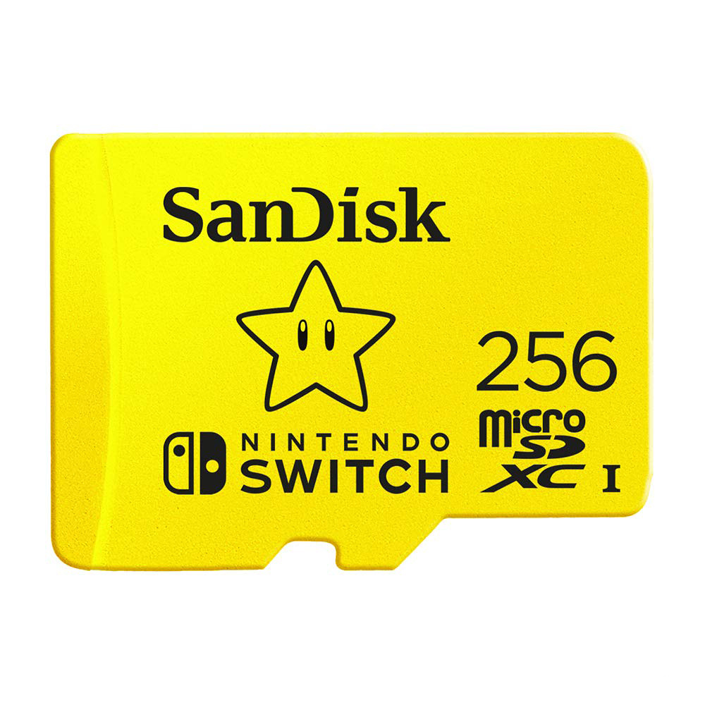 256GB SanDisk Gaming MicroSDXC till Nintendo Switch
