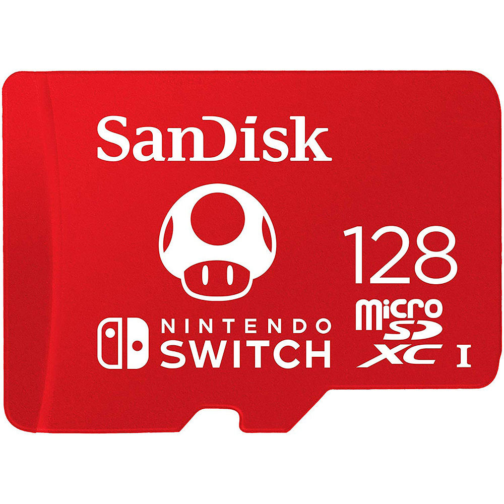 128GB SanDisk Gaming MicroSDXC till Nintendo Switch