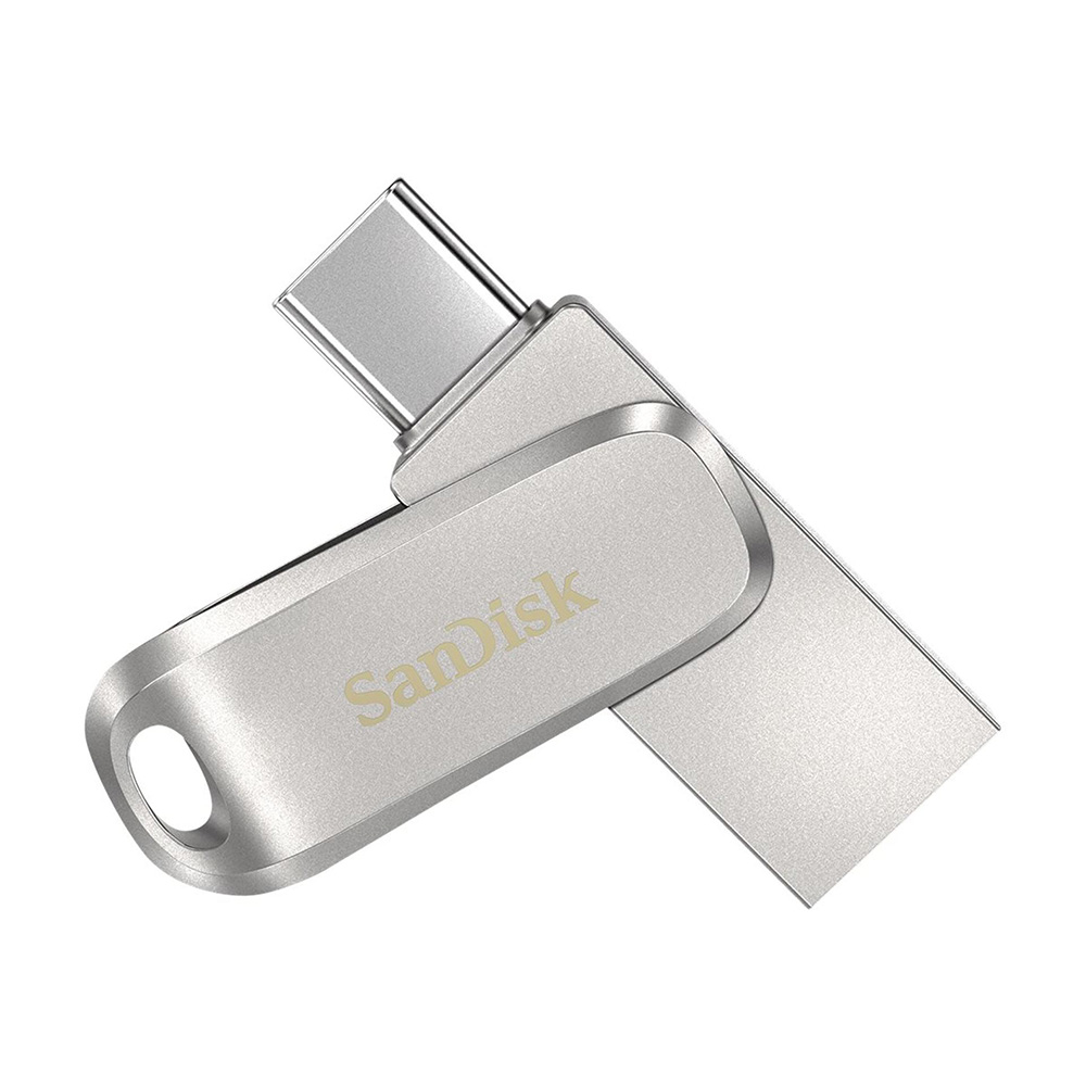 128GB SanDisk Ultra Dual Drive Luxe USB-minne, USB-C+USB 3.1