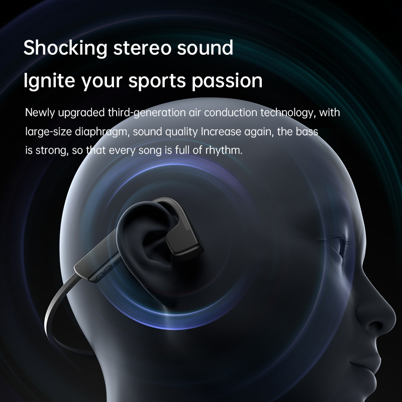 SANAG S6s Cuffie Ultra Open-Ear – Suono Premium, Impermeabili IP67, 42 Ore Di Autonomia, Chiamate Chiare E App Per Controllo Totale