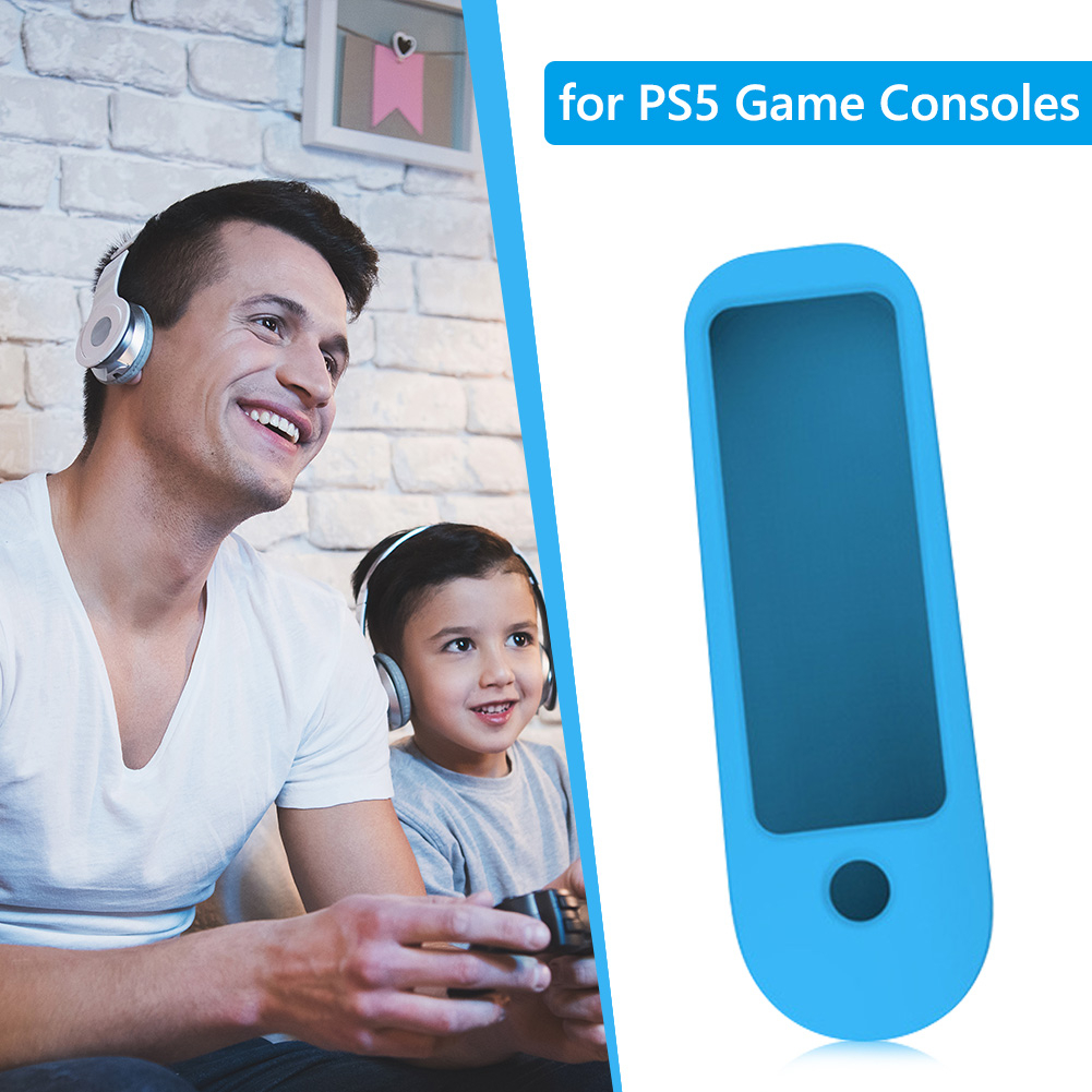 Skyddsfodral i silikon för PS5 Media fjärrkontroll, blå