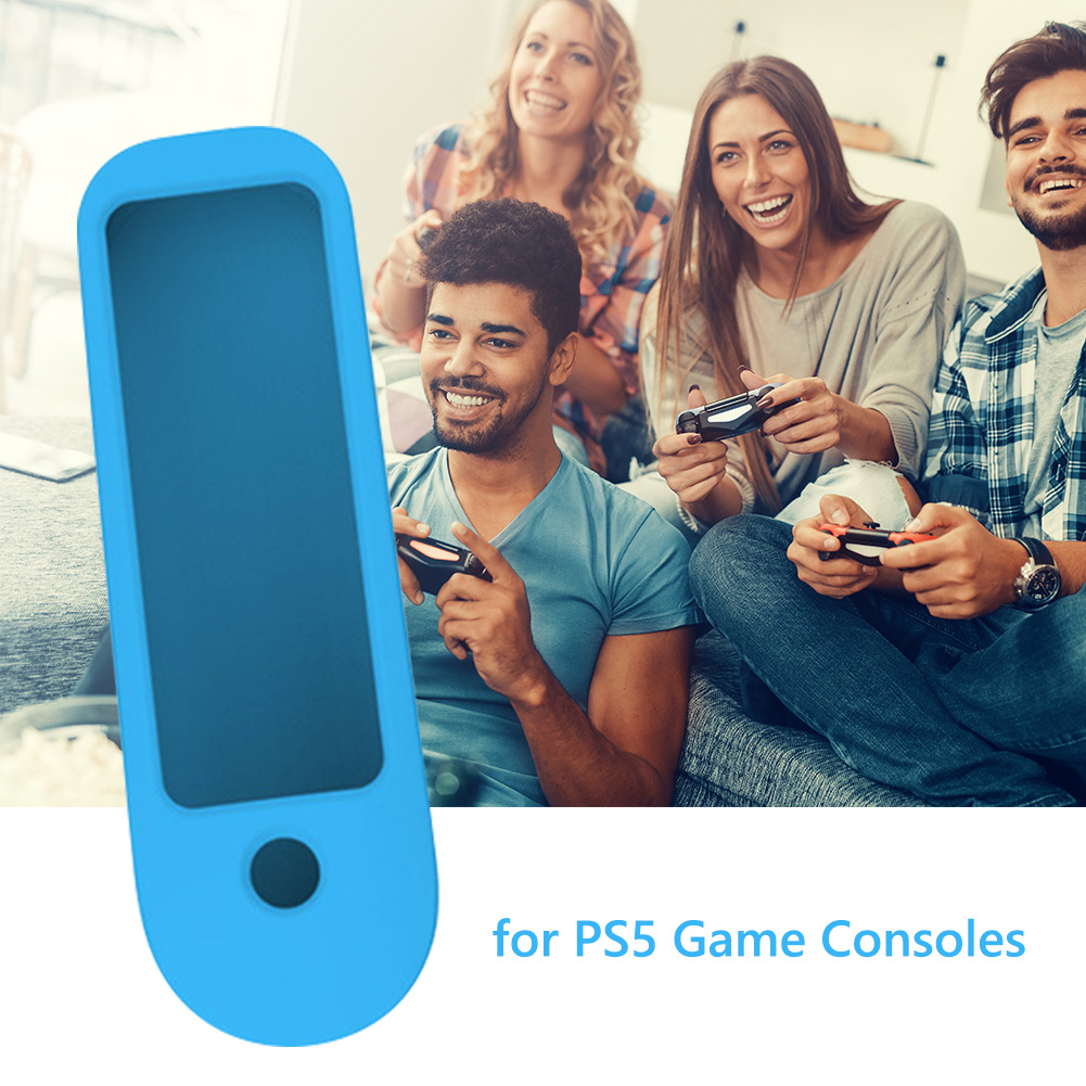 Skyddsfodral i silikon för PS5 Media fjärrkontroll, blå