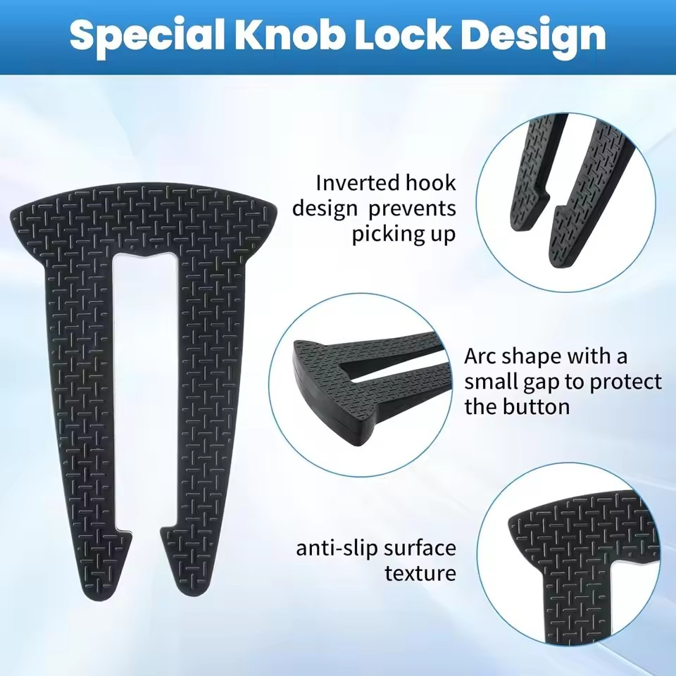 Barnsäker vredspärr för spisen, 6st