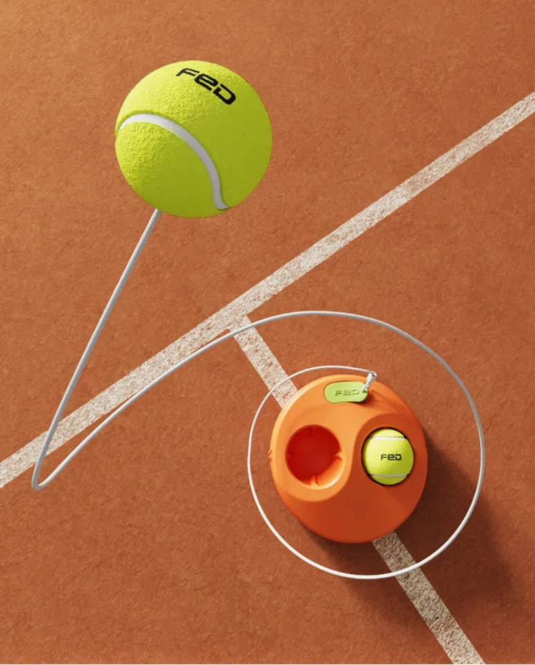 Tennis-träningsset med fodral