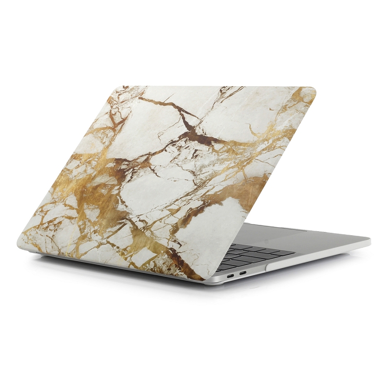 Marmorerat skal till MacBook Pro 15.4" (A1707), guld