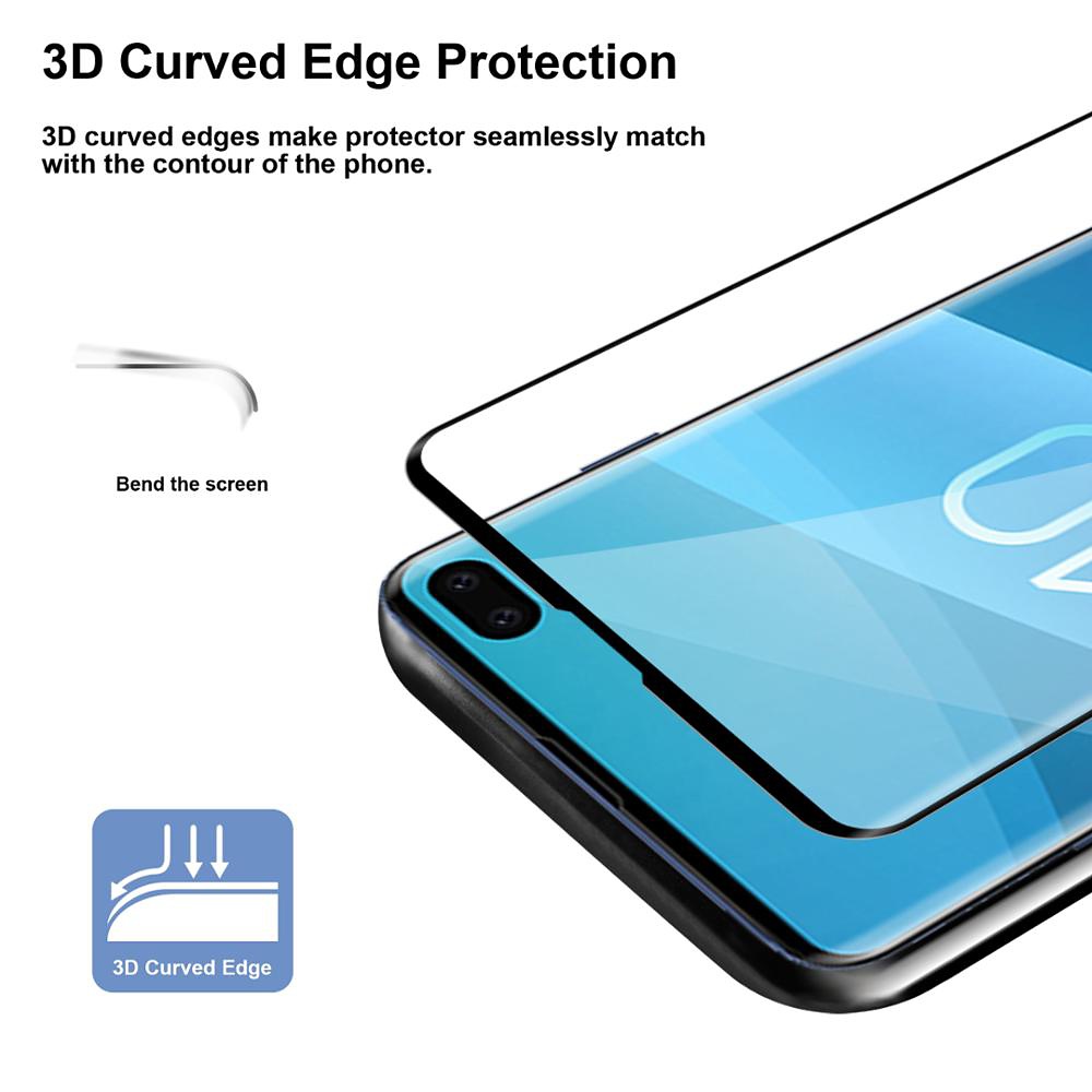 Skärmskydd med härdat glas, Samsung Galaxy S10