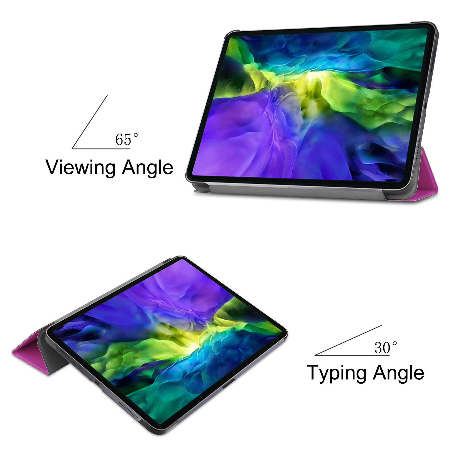 Smart cover/ställ, iPad Pro 11 (2020), lila