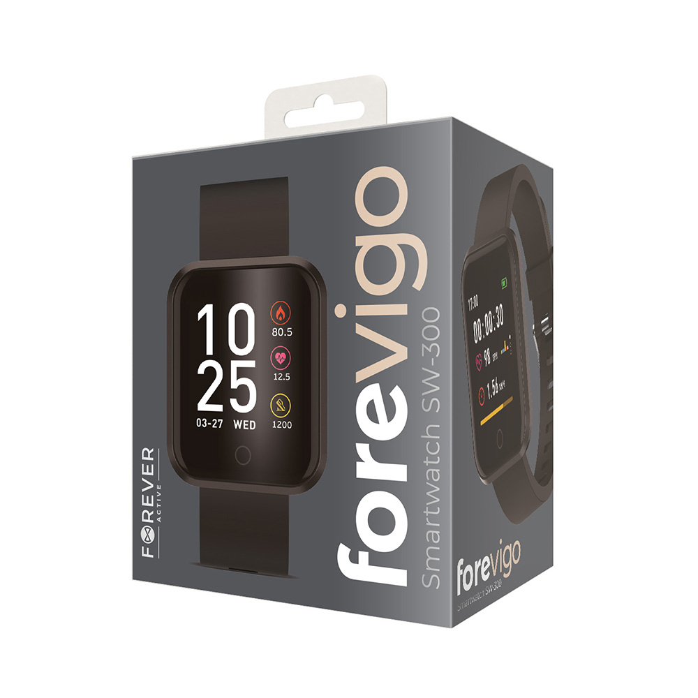 Smartwatch Forever ForeVigo SW-300, svart