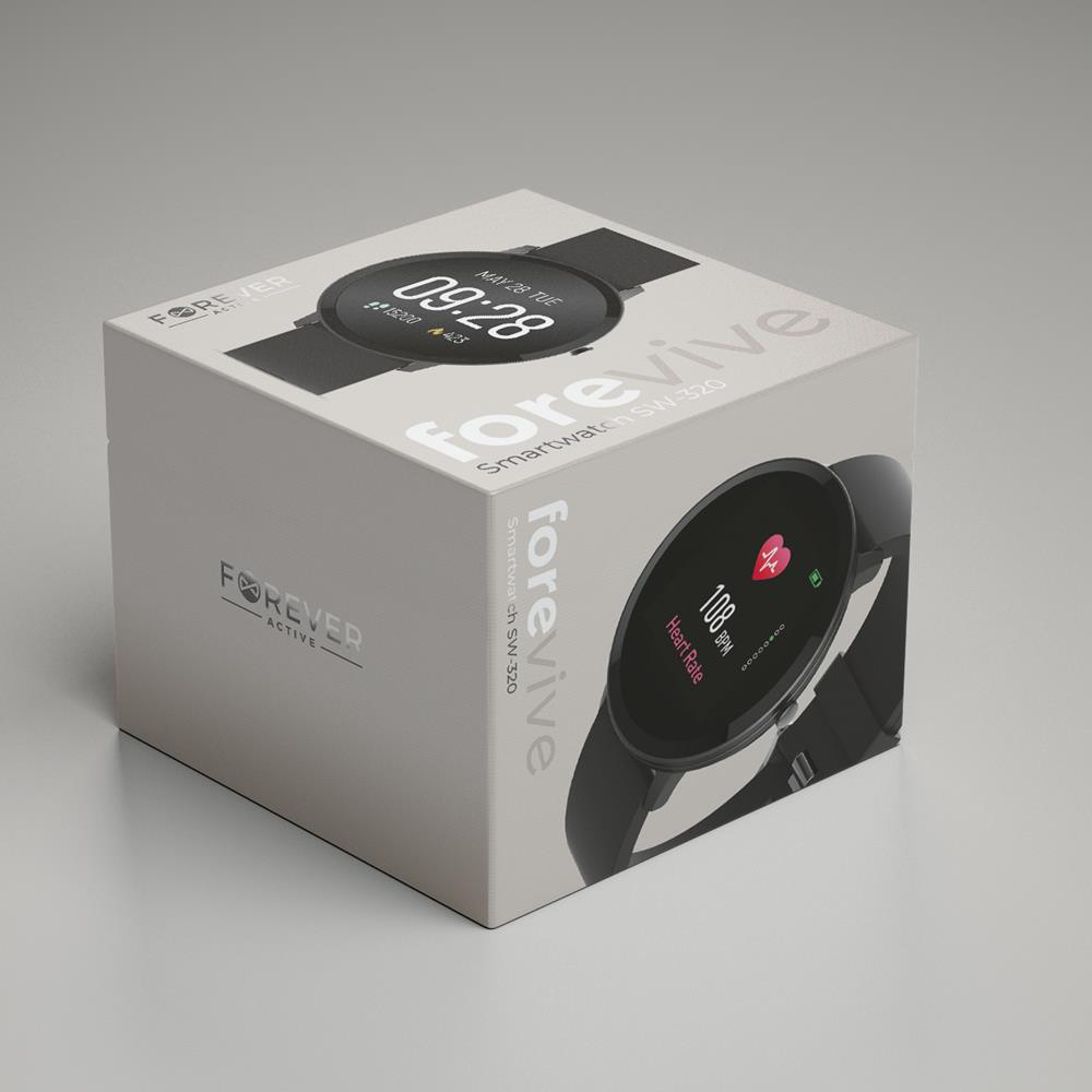 Smartwatch Forever ForeVive SB-320, svart