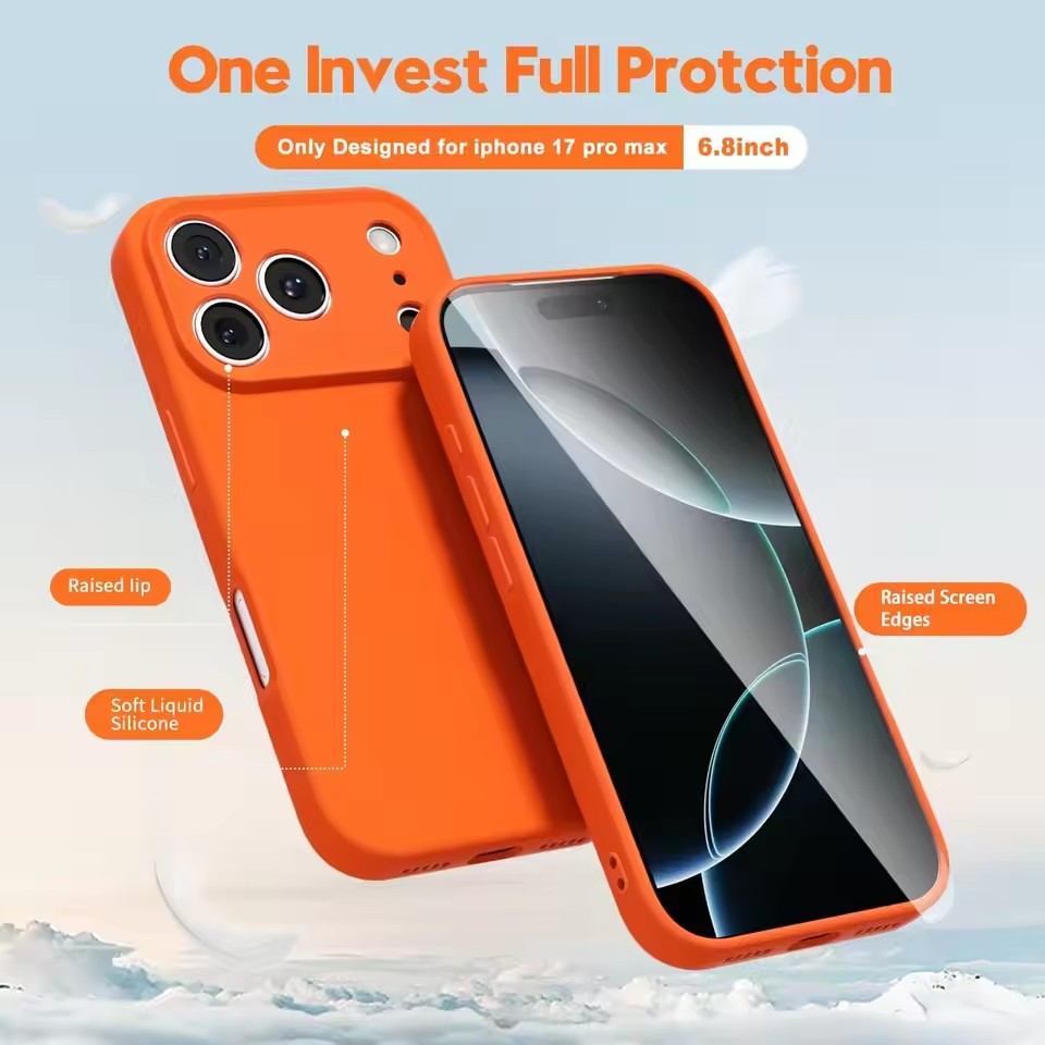 Soft Touch Silikonskal till iPhone 16, svart