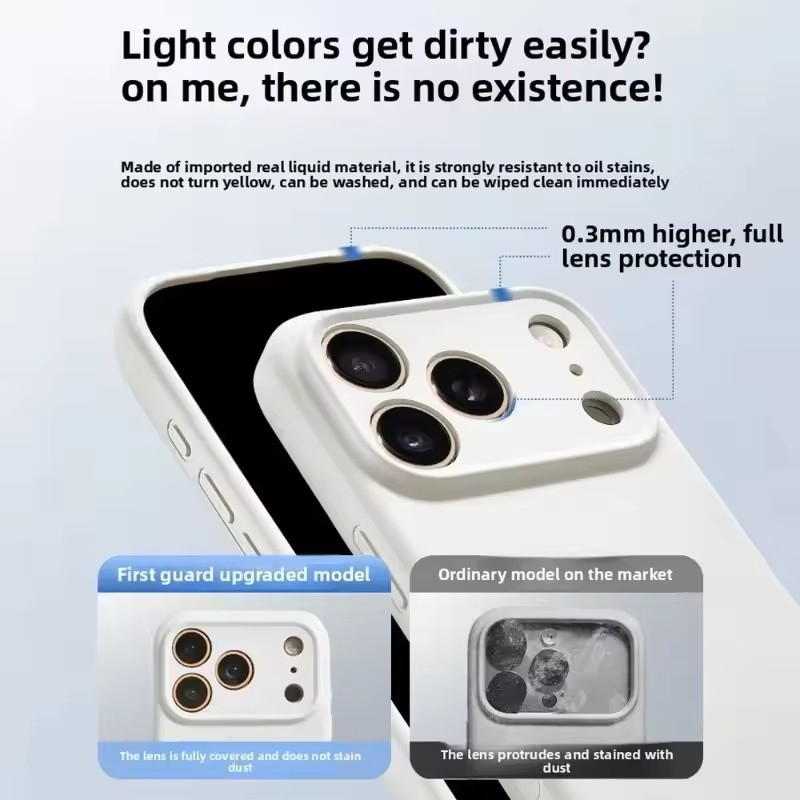 Soft Touch Silikonskal till iPhone 17 Air, svart