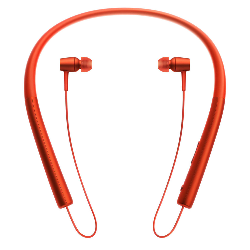 Sony MDR-EX750BT bluetooth headset, röd