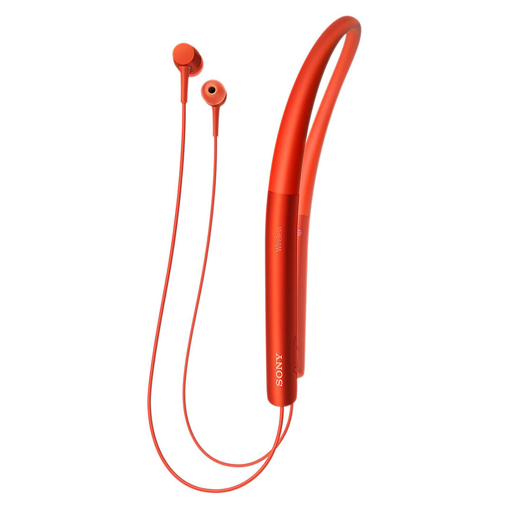 Sony MDR-EX750BT bluetooth headset, röd