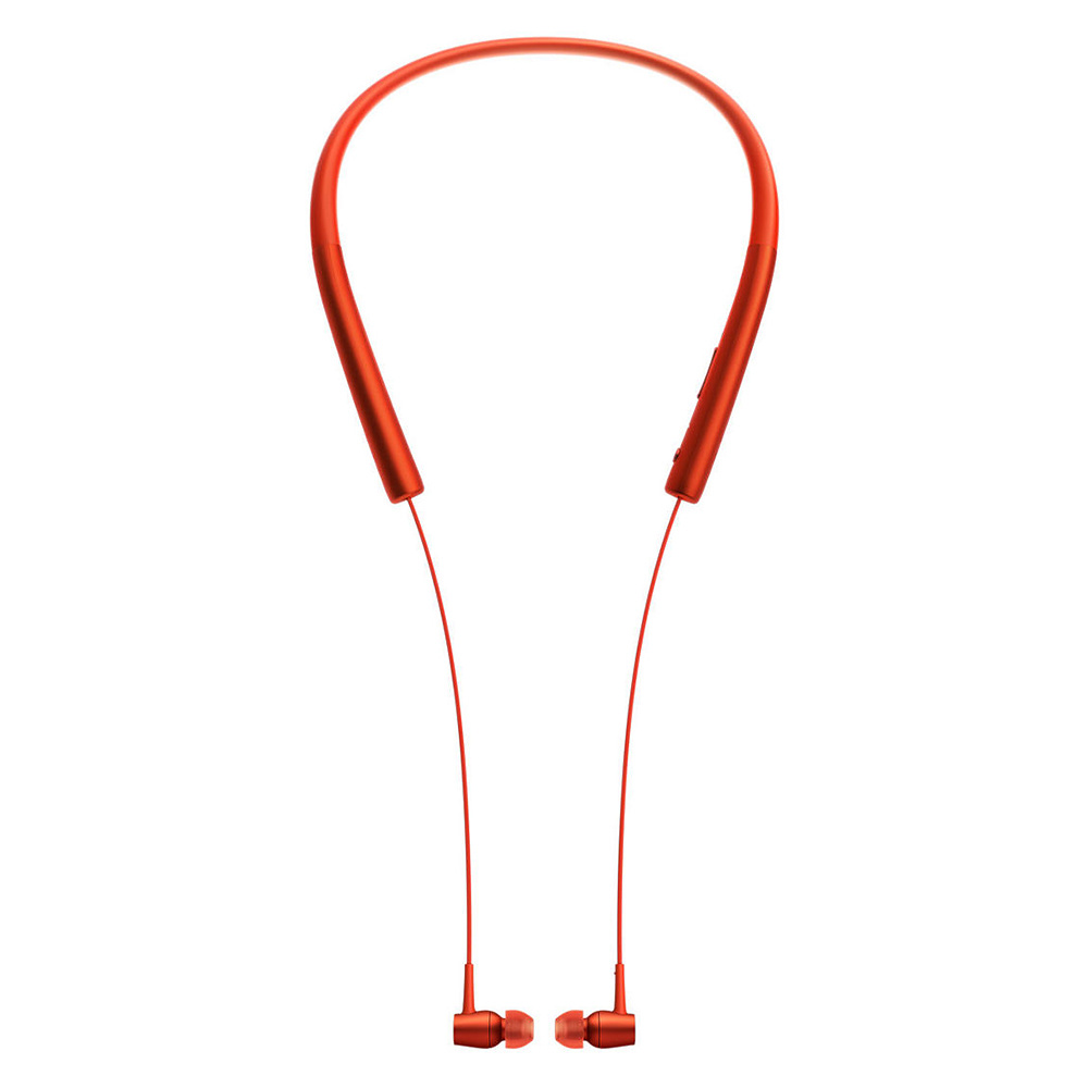 Sony MDR-EX750BT bluetooth headset, röd