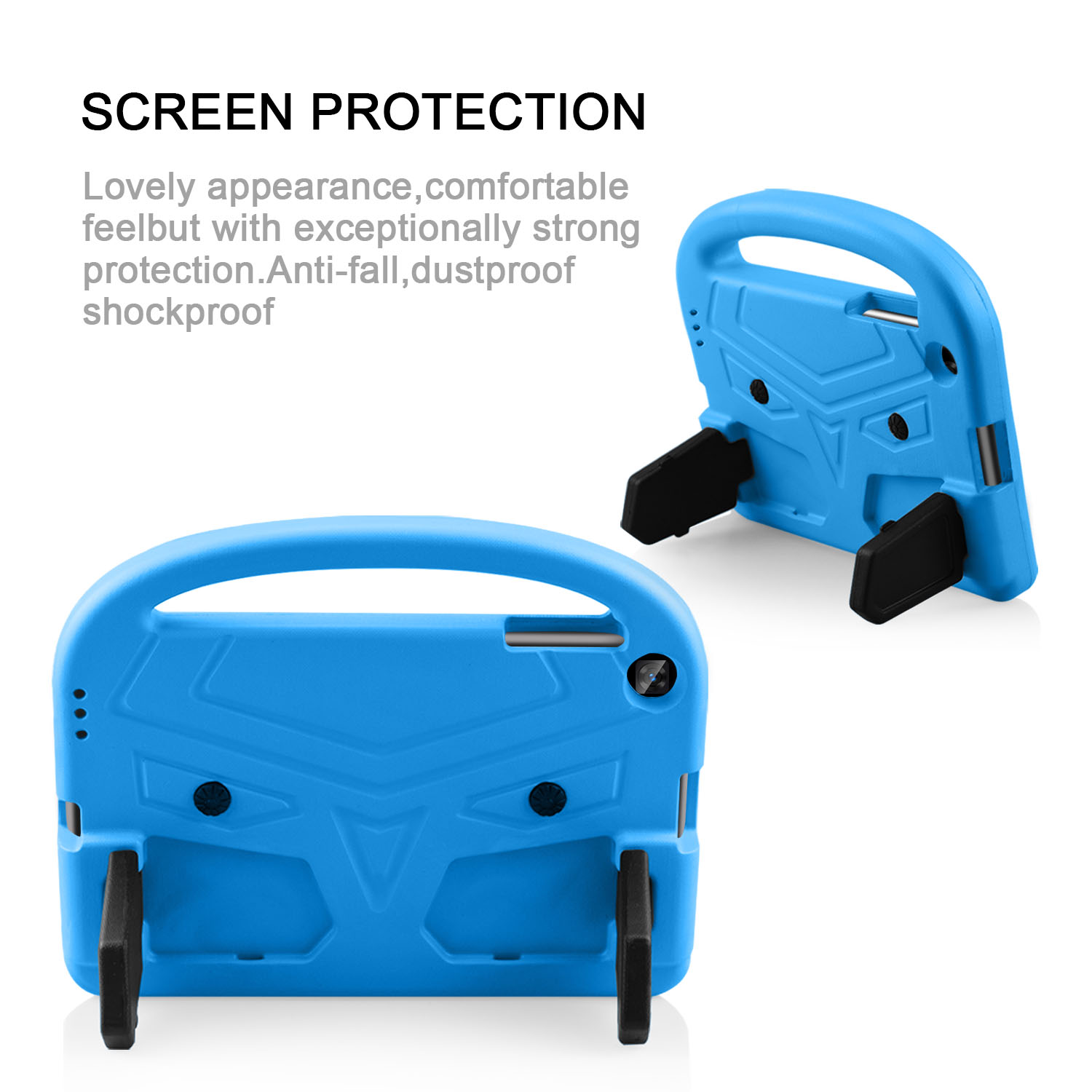 Sparrow Pattern with kickstand, Samsung Tab A 10.1 T510/515, blue