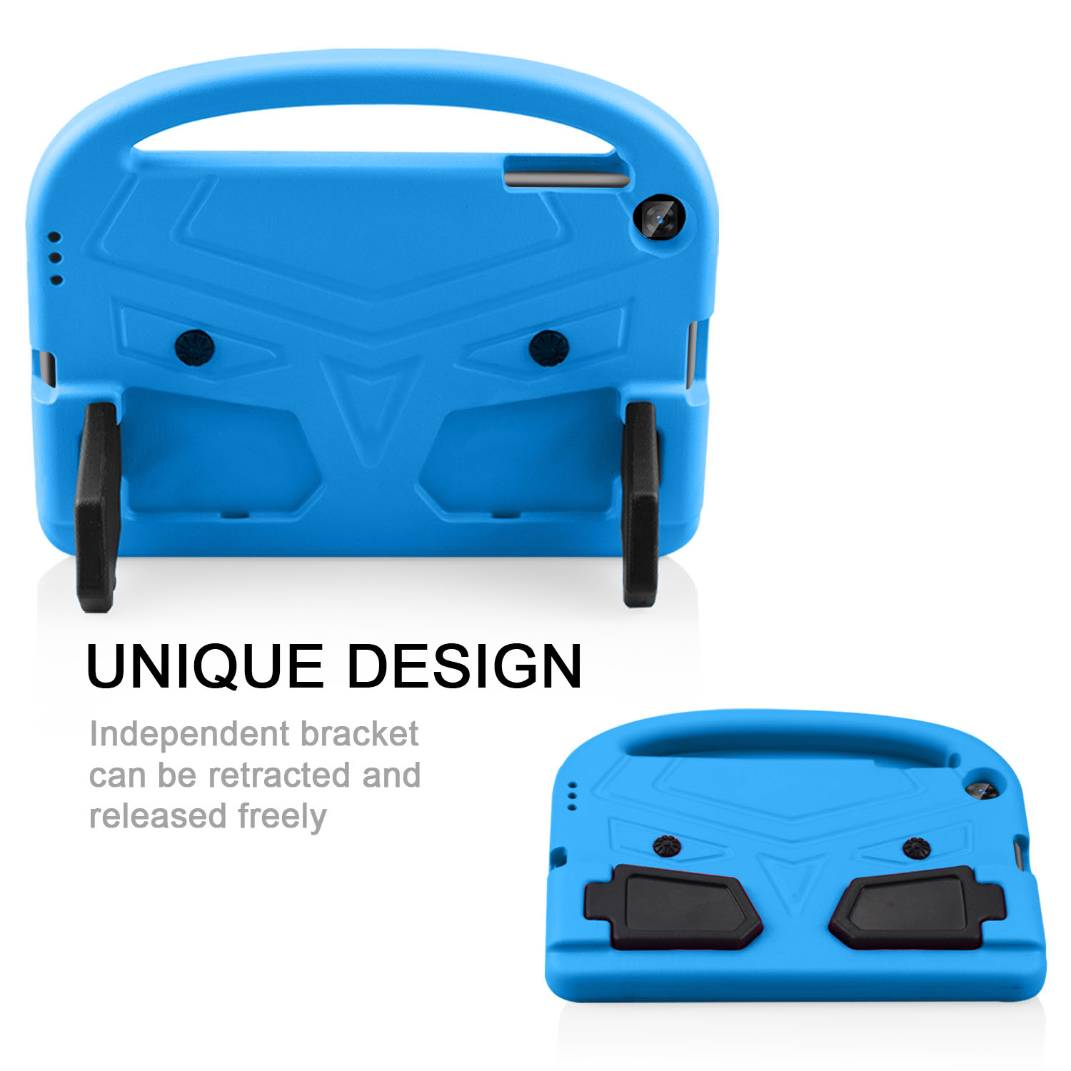 Sparrow Pattern with kickstand, Samsung Tab A 10.1 T510/515, blue