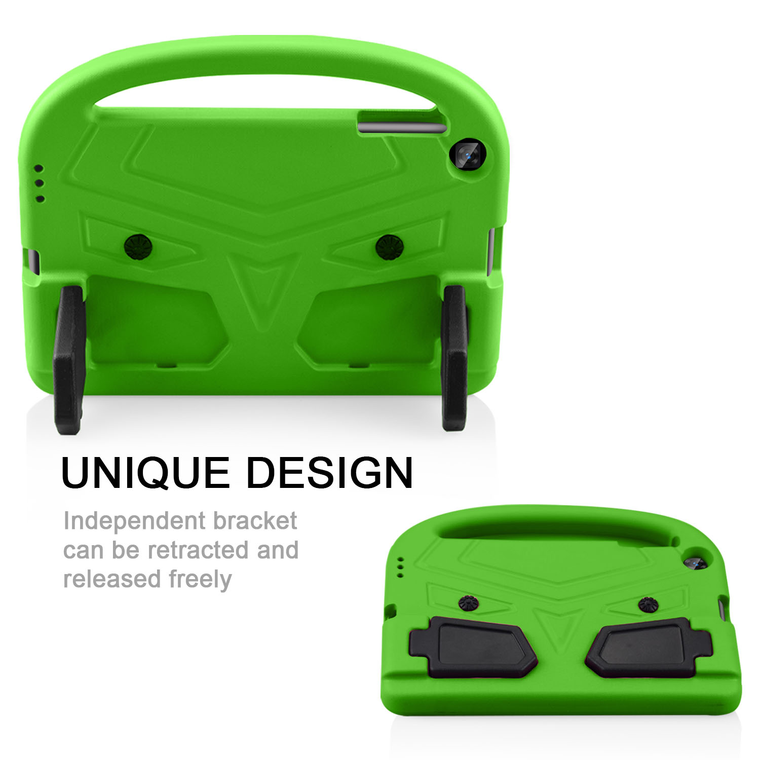 Sparrow Pattern with kickstand, Samsung Tab A 10.1 T510/515, green