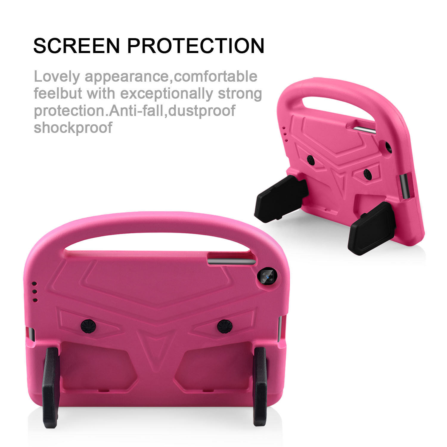 Sparrow Pattern with kickstand, Samsung Tab A 10.1 T510/515, rose